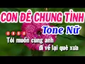 Download Lagu Karaoke Con Đê Chung Tình Tone Nữ Dễ Hát | Beat Tuyết Nhi