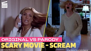scream vs scary movie the opening scene original vs remake