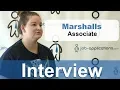 Marshalls Interview - Associate