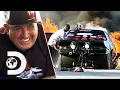 Mike Murillo Trapped in Fiery Car Inferno As Air Intake Ignites Street Outlaws No Prep Kings