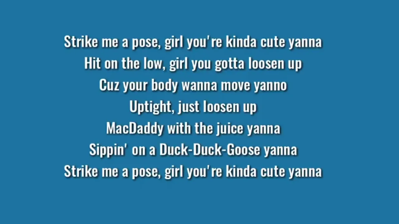 Strike a pose (lyrics)