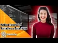 Python Coding For Beginners Tutorial - Variables and Data Types