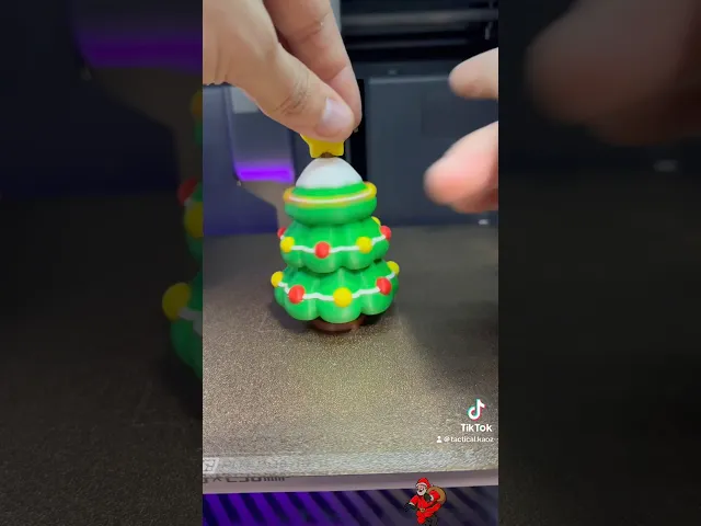 Christmas Tree Spinner Fidget - Holiday Display & Fun Fidget Toy video thumbnail