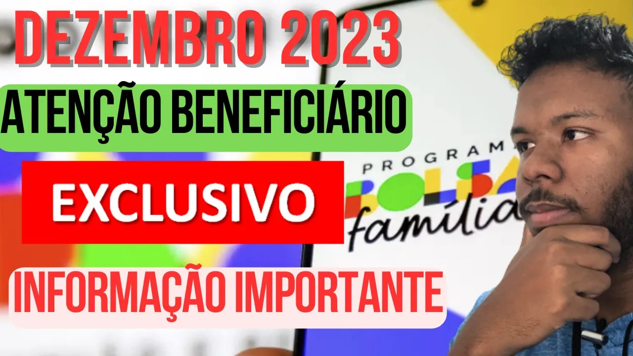 ????CUIDADO! VOCÊ PODE SER BLOQUEADO NO BOLSA FAMÍLIA NO INÍCIO DE 2024