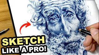 How to Draw ANY Portrait from Reference Step by Step