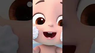 صغيري حان وقت غسل وجهك دندنها