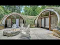 INSIDE A REAL HOBBIT HOUSE AIRBNB Sod-walled house in Johnson City Tennessee United States