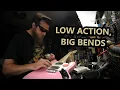 Complete Guitar Setup Fretwork Masterclass High E Choking Out on Bends Watch This