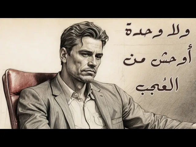 ولا وحدة أوحش من العُجب