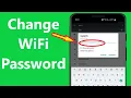 How to Change Your WiFi Password Using Your Phone - Howtosolveit