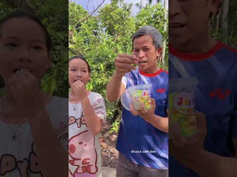 Kẹo dẻo panda Pẻn #cocacafeken #funny #haihuoc