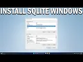 How To install SQLite on Windows 11 or 10
