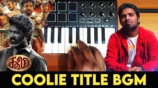 Coolie Mass Title Card Bgm By Raj Bharath | Rajinikanth | Anirudh | Lokesh