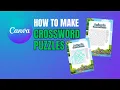 How to Make Crossword Puzzle in Canva Step-by-Step Tutorial
