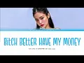 JENNIE - BITCH BETTER HAVE MY MONEY (Original by Rihanna) | Color Coded Lyrics @chris-mq5ib