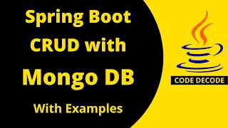 Spring boot Mongo DB CRUD Rest API tutorial Code Decode Mongo DB Example Code Decode