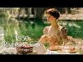1950s Summer Riverside Hideaway Cafe Timeless Vintage Classics