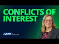 Conflicts of Interest Identification Analysis and Prevention Systems Justia Webinars