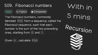 Fibonacci number Using Recursion 509 Fibonacci numbers Python Tutorial for Beginners