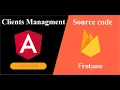 CUSTOMER MANAGEMENT APPLICATION ANGULAR FIREBASE SOURCE CODE