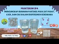 IPA SMP Kelas 7~Mengungkap Susunan Partikel Pada Zat Padat, Cair, dan Gas Dalam Eksperimen Sederhana
