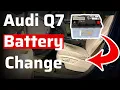 Audi Q7 Battery Replacement and Battery Coding