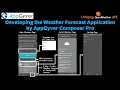 AppGyver Developing the Weather Forecast Application by Using OpenWeather API