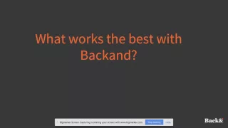 Building an App using Angular 2 Ionic 2 and Back Matt Billock