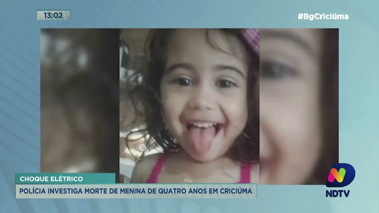 Polícia investiga morte de menina de 4 anos após choque elétrico em Criciúma