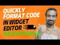 How to quickly Format Code in Widget Editor of ServiceNow for Service Portal Er Vineet Jajodia