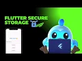 How to use Flutter Secure Storage Mini Flutter Project Store data locally on device memory