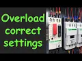How to set the overload correctly