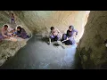 Single Mother Surviving by a Wild River | Building a Mountain Shelter Floor in Zagros