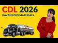 CDL Hazmat Practice Test 2026 60 Questions with Explained Answers