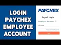 How To Login Paychex Employee Account 2023 Paychex Employee Sign In Guide Paychex com