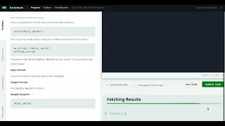 Hackerrank Python Solution Introduction Python - Say Hello World With Python