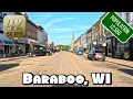 Driving Around Small Town Baraboo Wisconsin in 4k