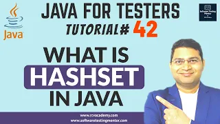 Java for Testers - What is HashSet in Java Java HashSet Tutorial