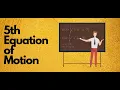 High School Physics Kinematic Equations of Motion Part 4