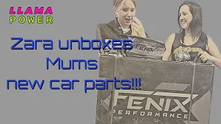 So what's going in Mums new racecar?