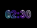 2 minutes and 30 seconds timer countdown
