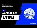 Bulk Create Google Workspace Users with GW Manager