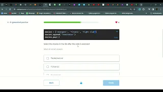67 AI generated practice Python Developer Sololearn
