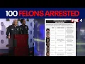 Nearly 100 repeat violent felons arrested in Dallas
