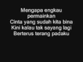 Download Lagu Apit - Cintaku Dipermainkan Lyrics