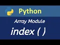 index method Python in Hindi