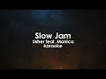 Slow Jam | Usher feat Monica karaoke