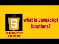 why we use functions in javascript javascript lecture 3 - how to do this