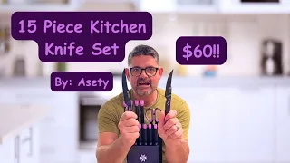 This 60 Amazon Knife Set Will Make Your Kitchen AMAZING