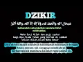 Download Lagu Dzikir Subhanallah Walhamdulillah Wallahu Akbar  - zikir penenang hati dan pikiran